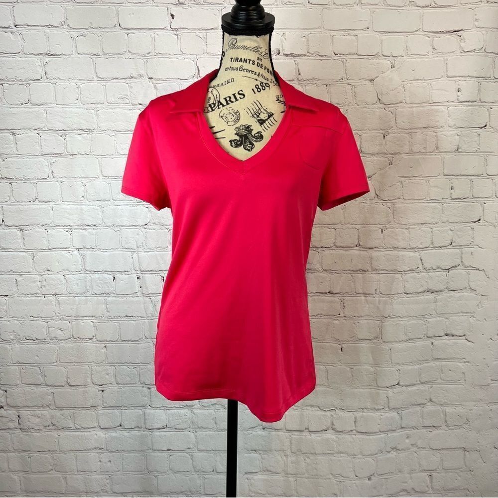 PGA Tour Golf Polo Women’s Size Medium Barbie Pink
